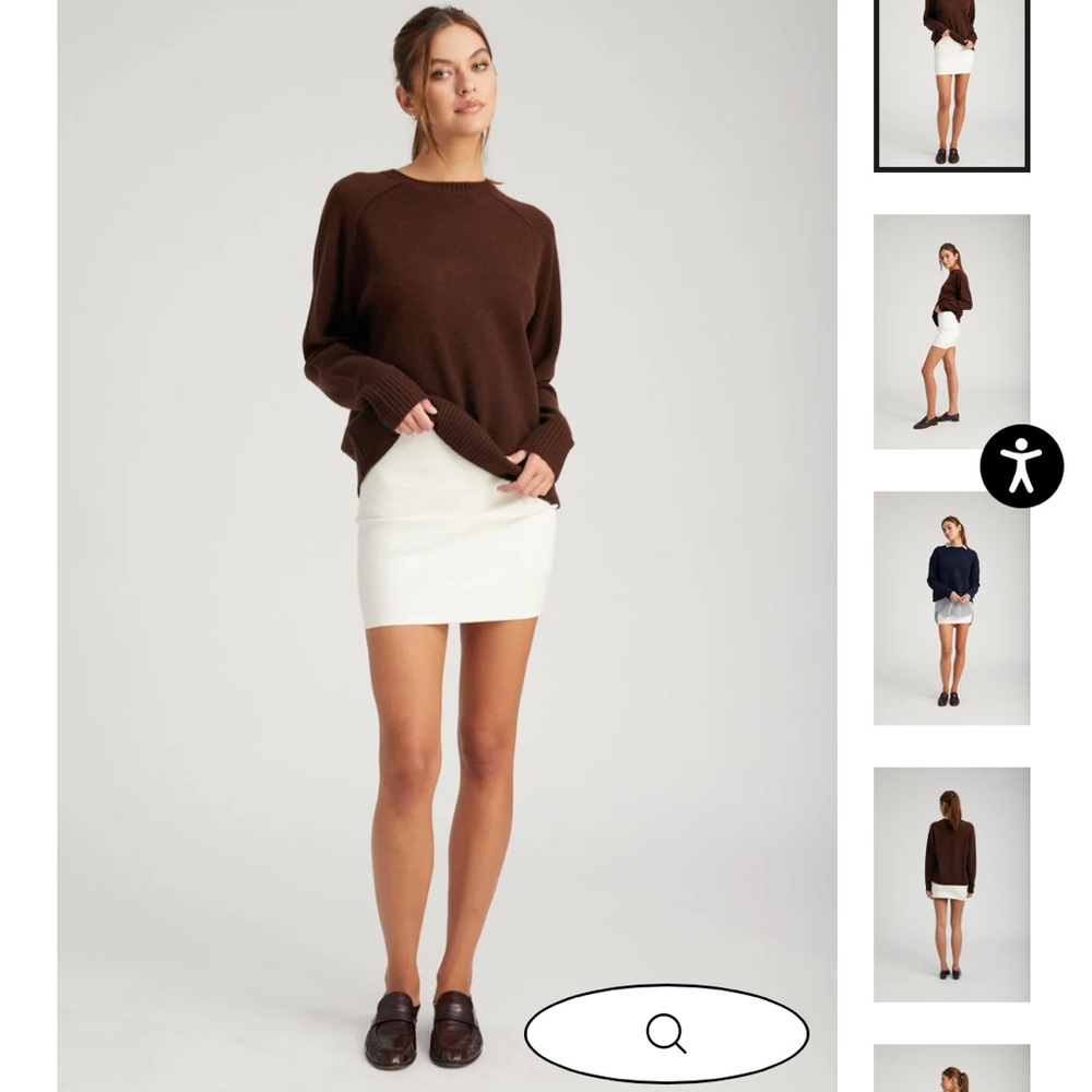 SPRWMN LEATHER MINI SKIRT